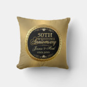 Gouden Trouw Glam Goud & Diamanten Kussen (Voorkant)