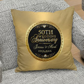 Gouden Trouw Glam Goud & Diamanten Kussen