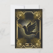 Gouden Trouw Uitnodiging (Achterkant)