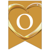 Gouden trouwdag 50e foto bunting vlaggetjes (Derde vlag)