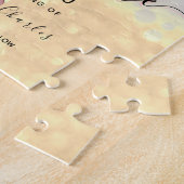 Gouden Trouwdag Save The Date Uitnodiging Legpuzzel (Zijkant)