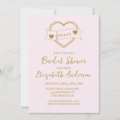 Gouden Trouwfeest met Hartjes Kaart (Voorkant)