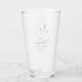 Gouden trouwgunst glas (Achterkant)