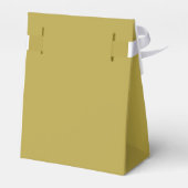 Gouden trouwgunstdoosjes met namen van het paar bedankdoosjes (Achterkant)