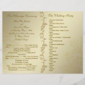  gouden trouwprogramma's (Achterkant)