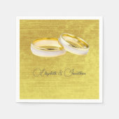 Gouden Trouwringen Custom Design Servet (Voorkant)