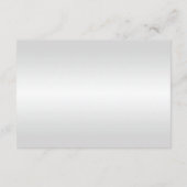 Gouden trouwringen harten bruiloft details informatiekaartje (Achterkant)