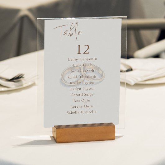 Gouden Trouwringen Tafelnummer Zitting Grafiek