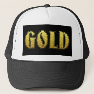 Gouden Trucker Hoed Pet