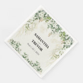 Gouden tuin: Botanische gelukzaligheid bruiloft se Servet (Hoek)