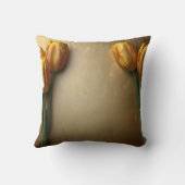 Gouden Tulpen Worp Kussen (Achterkant)