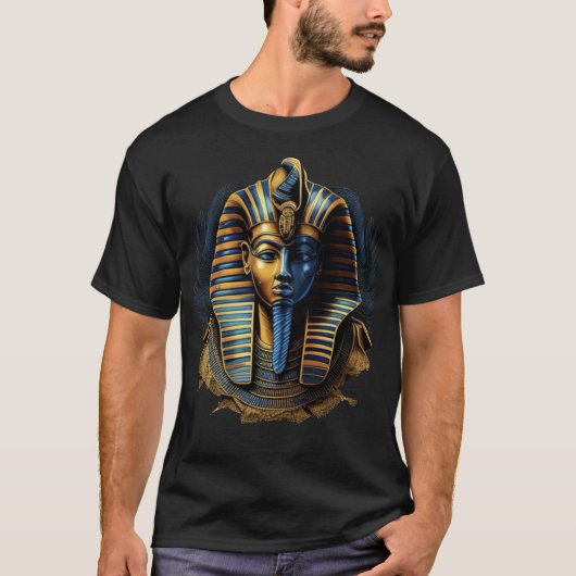 gouden Tutankhamun T-shirt (Voorkant)