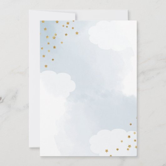 Gouden Twinkelsterren, EENderful Blauwe Eerste Ver Kaart (Achterkant)