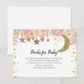 Gouden twinkle - Breng een boekinzetstuk Uitnodiging Briefkaart (Voorkant / Achterkant)