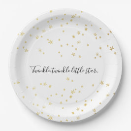 Gouden Twinkle Little Star Baby shower Papier Bord