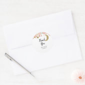 Gouden twinkle twinkle Dank u Sticker (Envelop)