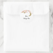 Gouden twinkle twinkle Dank u Sticker (Tas)