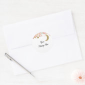 Gouden twinkle twinkle Dank u Sticker (Envelop)