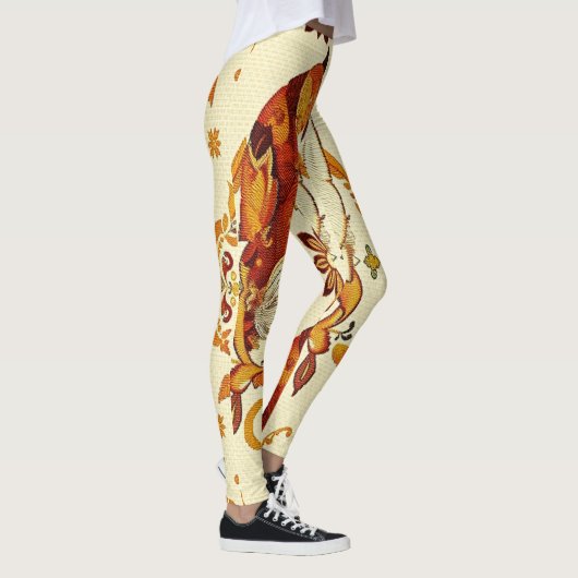 Gouden twist leggings (Rechts)