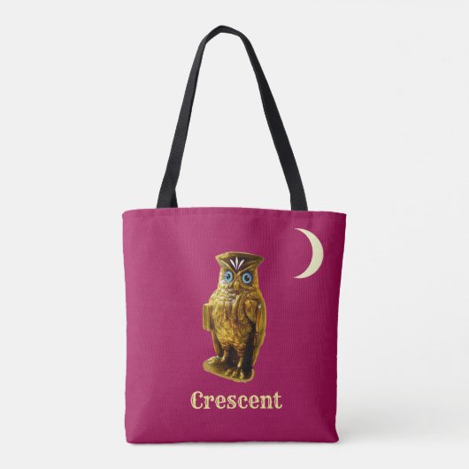 Gouden Uil & Halve Maan Tote Bag (Achterkant)