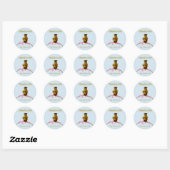 Gouden Uil Handgemaakte Sticker (Vel)