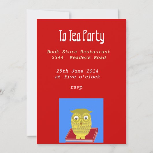 gouden uil kaart (Achterkant)