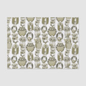 Gouden Uilen Tissuepapier (Voorkant)