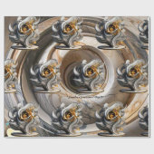 "Gouden Uitdrukkingen" Cadeaupapier (Vlak)