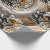 "Gouden Uitdrukkingen" Cadeaupapier (Hoek)