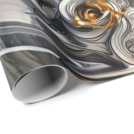 "Gouden Uitdrukkingen" Cadeaupapier (Rol Hoek)