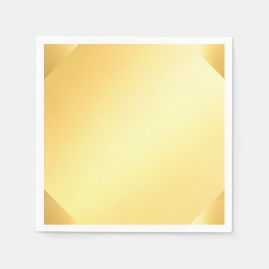 Gouden Uiterlijk Blank Sjabloon Moderne Glamour Servet (Voorkant)