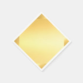 Gouden Uiterlijk Blank Sjabloon Moderne Glamour Servet (Hoek)