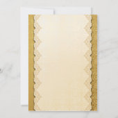 Gouden Uitnodiging 50ste Verjaardag (Achterkant)