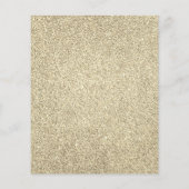 Gouden uitnodiging voor 60e verjaardagsfeest Disco (Achterkant)