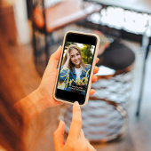 Gouden Uitnodiging voor Afstudeerfoto's in Scriptl