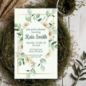 Gouden Uitnodiging voor Tuin Bruiloft of Feest