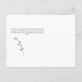 Gouden uitnodigingskaart voor 50e verjaardag uitnodiging briefkaart (Achterkant)