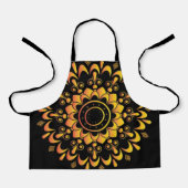 Gouden Uniek Mandala Ontwerp-95747 Schort (Voorkant)