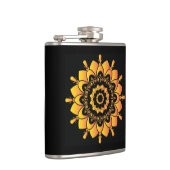 Gouden unieke mandala-ontwerp-95748 heupfles (Rechts)