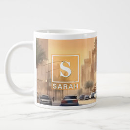 Gouden Uur Al-Olaya District, Riyad – Grande Mug Grote Koffiekop