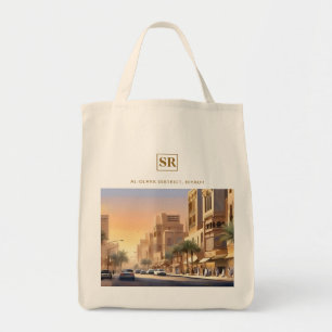 Gouden Uur Al-Olaya District, Riyadh Boodschappent Tote Bag