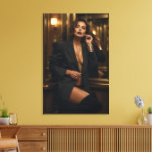 Gouden Uur Autoriteit Canvas Afdruk (Insitu (Woonkamer))