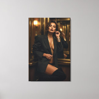 Gouden Uur Autoriteit Canvas Afdruk