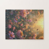 Gouden Uur Bijentuin Wilde Bloemen Puzzel (Horizontaal)