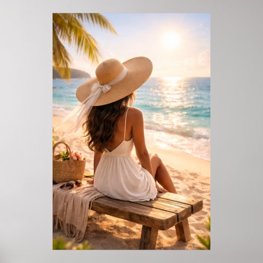 Gouden Uur Bliss Poster (Voorkant)