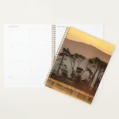 Gouden Uur Bomen Reflectie Planner | Natuur Kunst (Display)