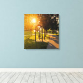 gouden uur canvas afdruk (Insitu (Houten vloer))