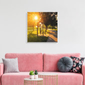 gouden uur canvas afdruk (Insitu (Woonkamer))