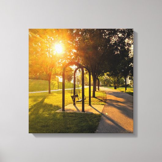 gouden uur canvas afdruk (Voorkant)