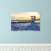 Gouden Uur Destin East Pass Canvas Afdruk (Insitu (Houten vloer))